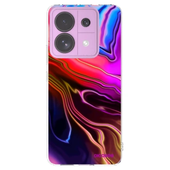 Picasee silikonowe przeźroczyste etui na Xiaomi Redmi Note 13 Pro 5G - Electric