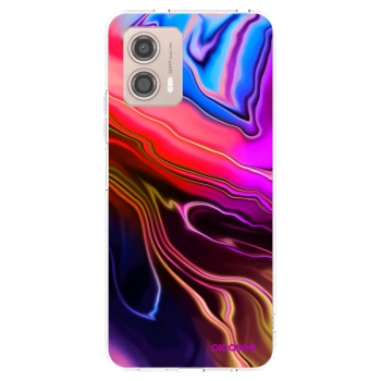 Picasee silikonowe przeźroczyste etui na Motorola Moto G53 5G - Electric