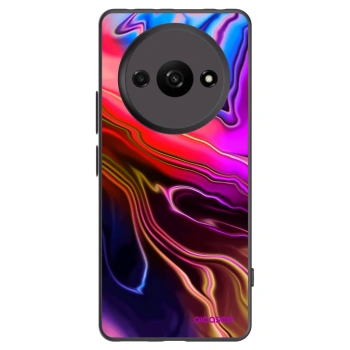 Picasee silikonowe czarne etui na Xiaomi Redmi A3 - Electric
