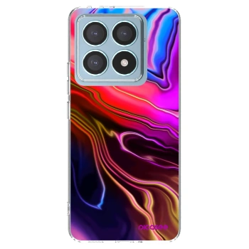 Picasee silikonowe przeźroczyste etui na Xiaomi 14T Pro - Electric