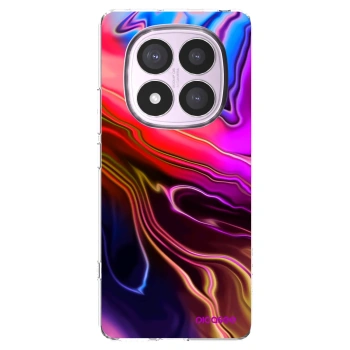 Picasee silikonowe przeźroczyste etui na Xiaomi Redmi Note 14 Pro 5G - Electric