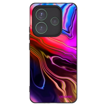 Picasee silikonowe czarne etui na Xiaomi Redmi Note 14 5G - Electric