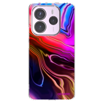 Picasee silikonowe przeźroczyste etui na Xiaomi Redmi Note 14 5G - Electric
