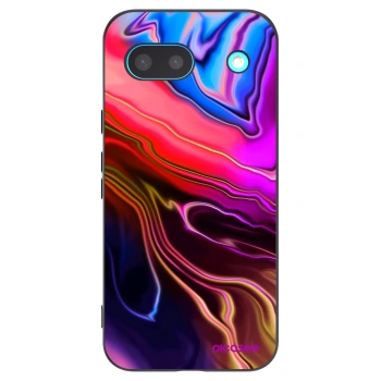 Picasee silikonowe czarne etui na Google Pixel 8a - Electric