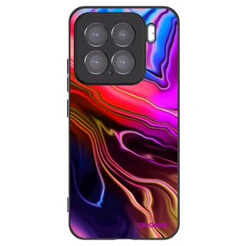 Picasee silikonowe czarne etui na Xiaomi 15 - Electric