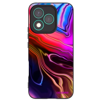 Picasee silikonowe czarne etui na Honor 400 Lite 5G - Electric