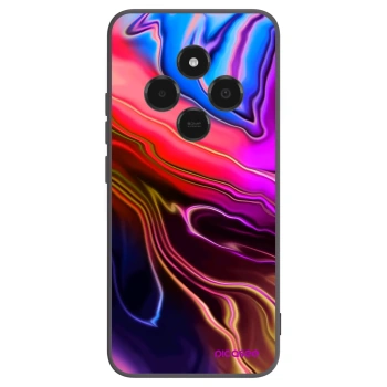 Picasee silikonowe czarne etui na Xiaomi Poco C75 - Electric