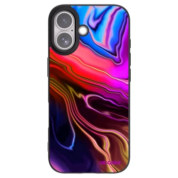 Picasee silikonowe czarne etui na Apple iPhone 17 - Electric