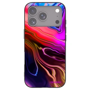 Picasee silikonowe czarne etui na Apple iPhone 17 Pro - Electric