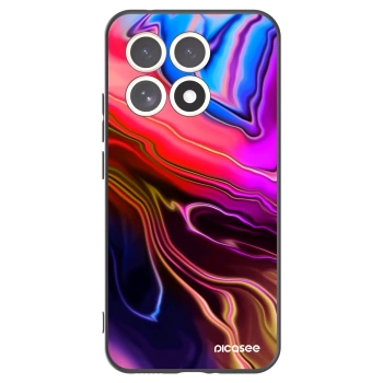 Picasee silikonowe czarne etui na Xiaomi 15T - Electric