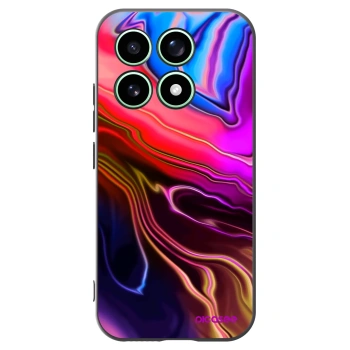 Picasee silikonowe czarne etui na Xiaomi 17 - Electric