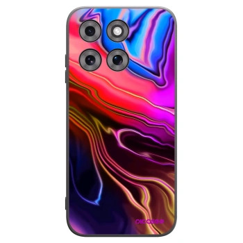 Picasee silikonowe czarne etui na Motorola Moto G77 - Electric