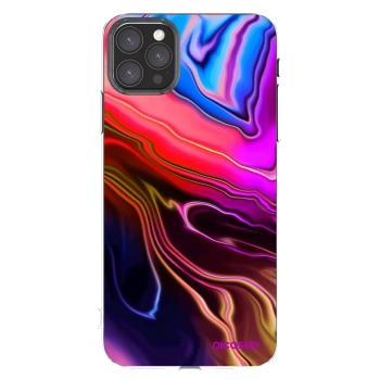 Picasee silikonowe przeźroczyste etui na Apple iPhone 11 Pro Max - Electric