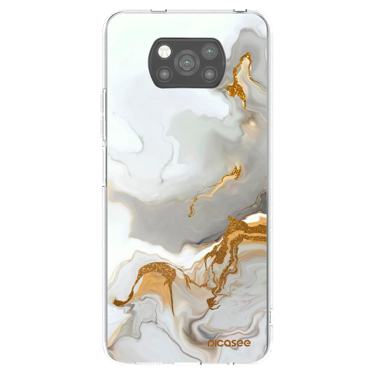 Picasee silikonowe czarne etui na Xiaomi Poco X3 - Her