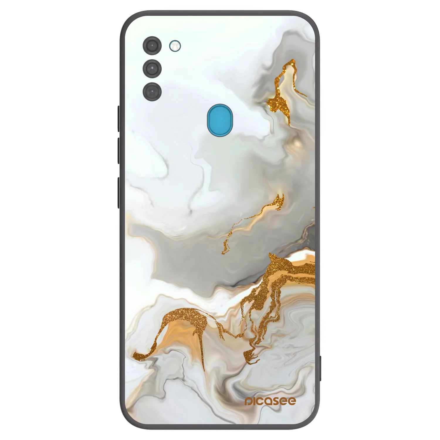 Picasee silikonowe czarne etui na Samsung Galaxy M11 - Her