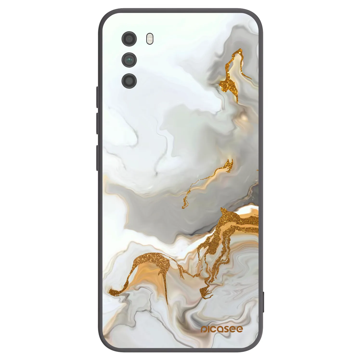 Picasee silikonowe czarne etui na Xiaomi Poco M3 - Her