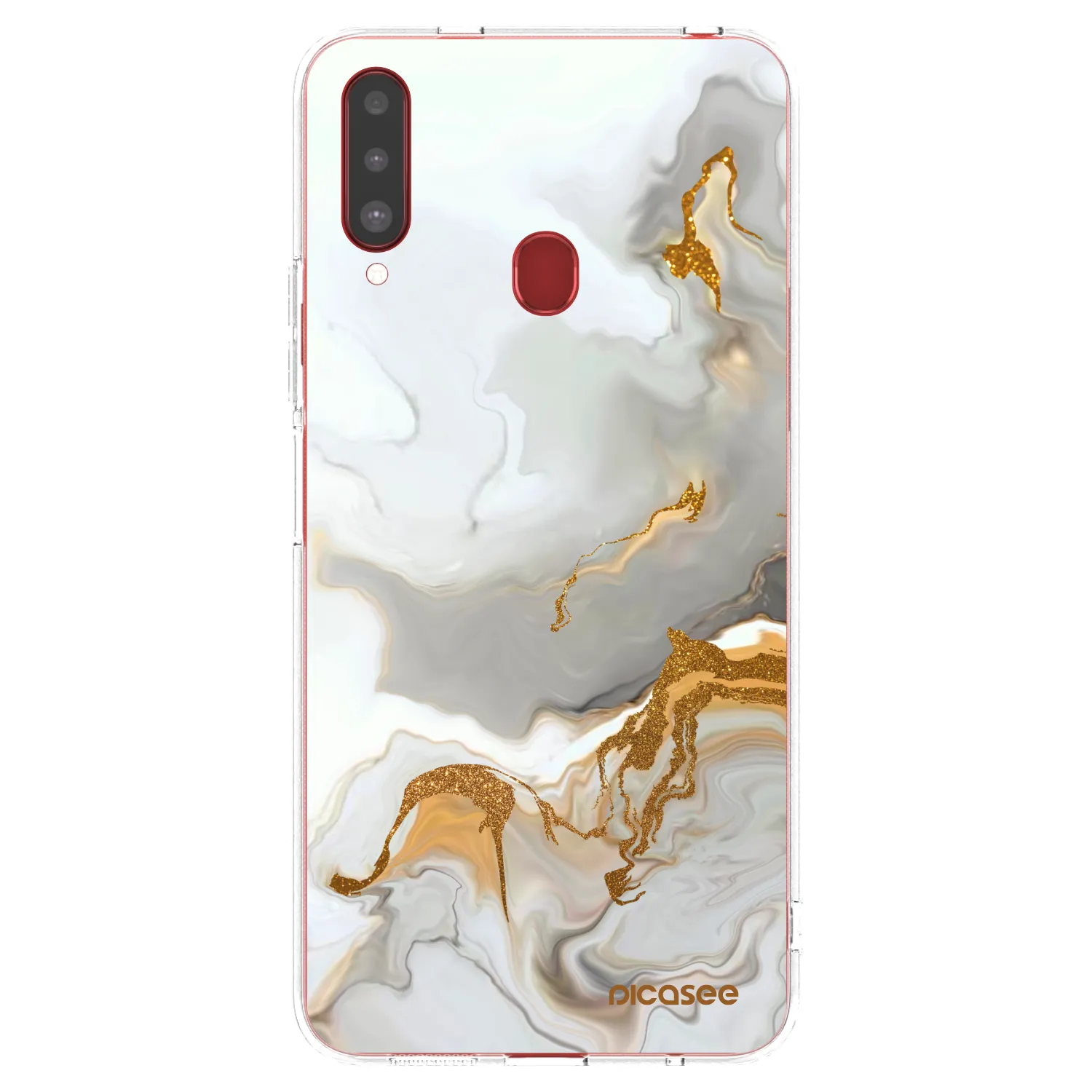 Picasee silikonowe przeźroczyste etui na Samsung Galaxy A20s - Her