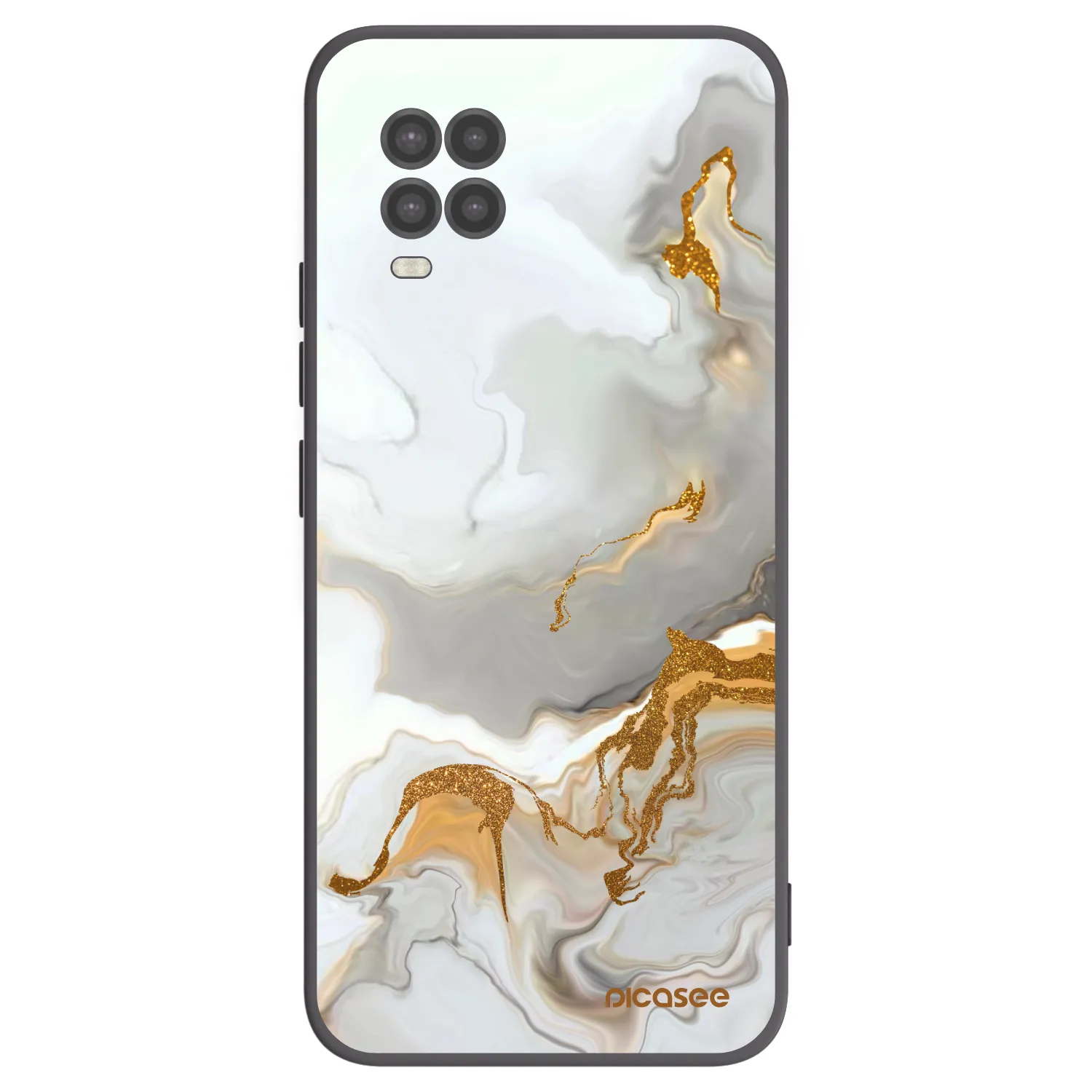 Picasee silikonowe czarne etui na Xiaomi Mi 10 Lite - Her