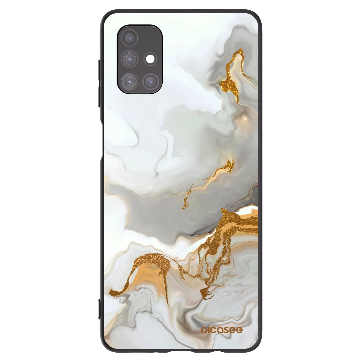 Picasee silikonowe czarne etui na Samsung Galaxy M51 M515F - Her