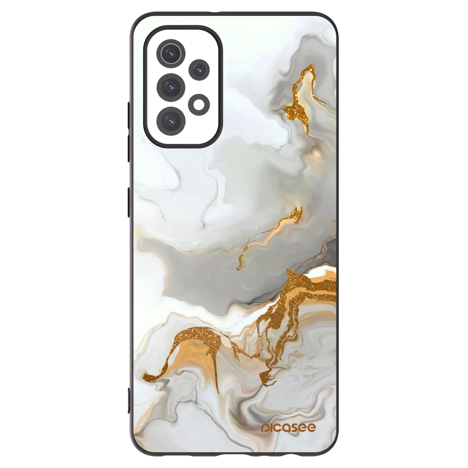 Picasee silikonowe czarne etui na Samsung Galaxy A32 5G A326B - Her