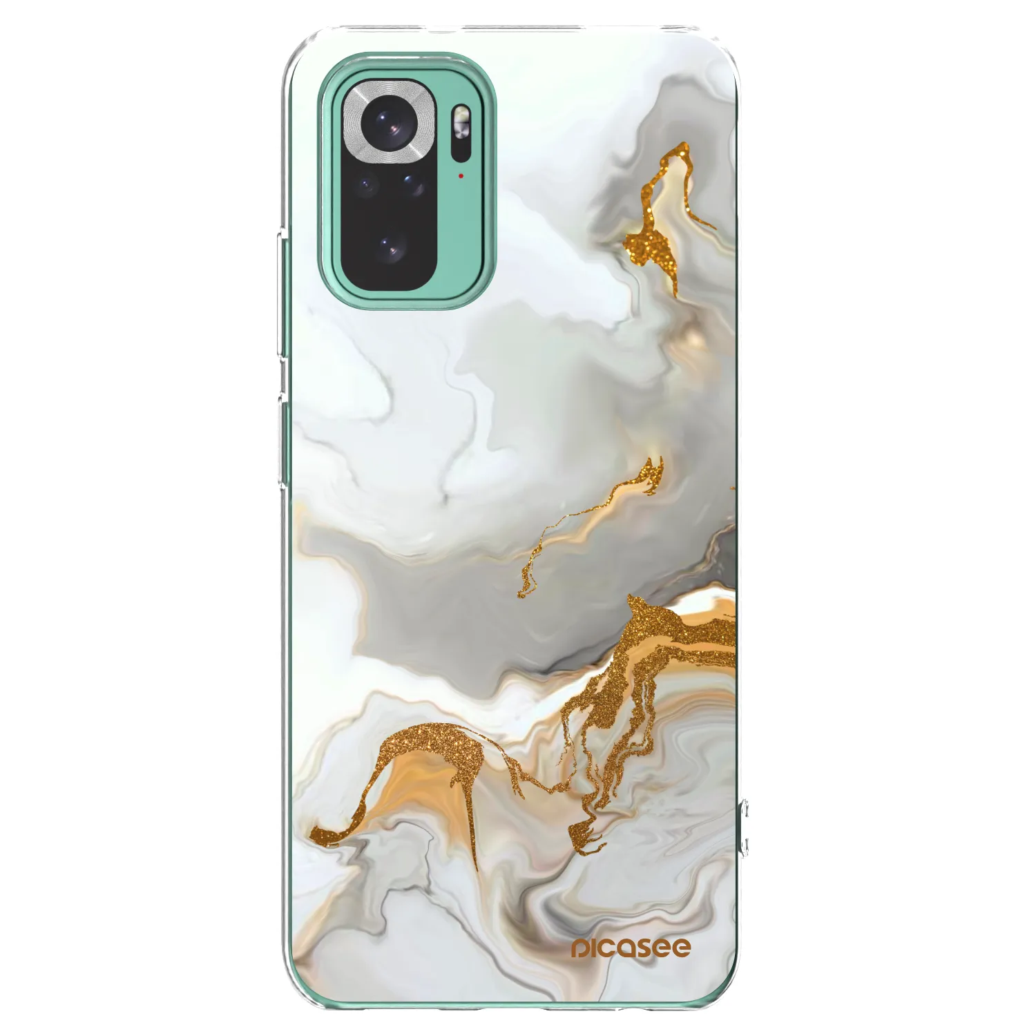 Picasee silikonowe przeźroczyste etui na Xiaomi Redmi Note 10 Pro - Her