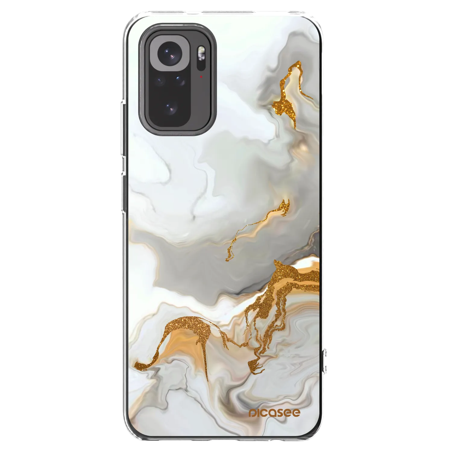 Picasee silikonowe przeźroczyste etui na Xiaomi Redmi Note 10S - Her