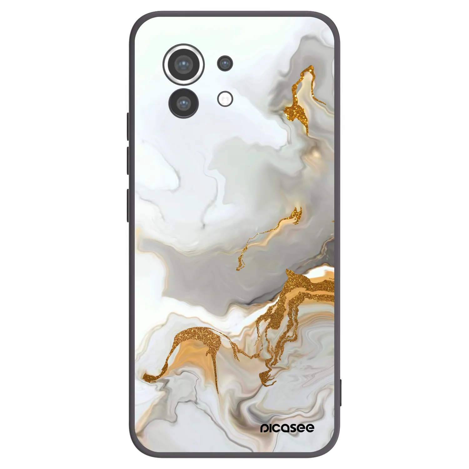 Picasee silikonowe czarne etui na Xiaomi Mi 11 - Her