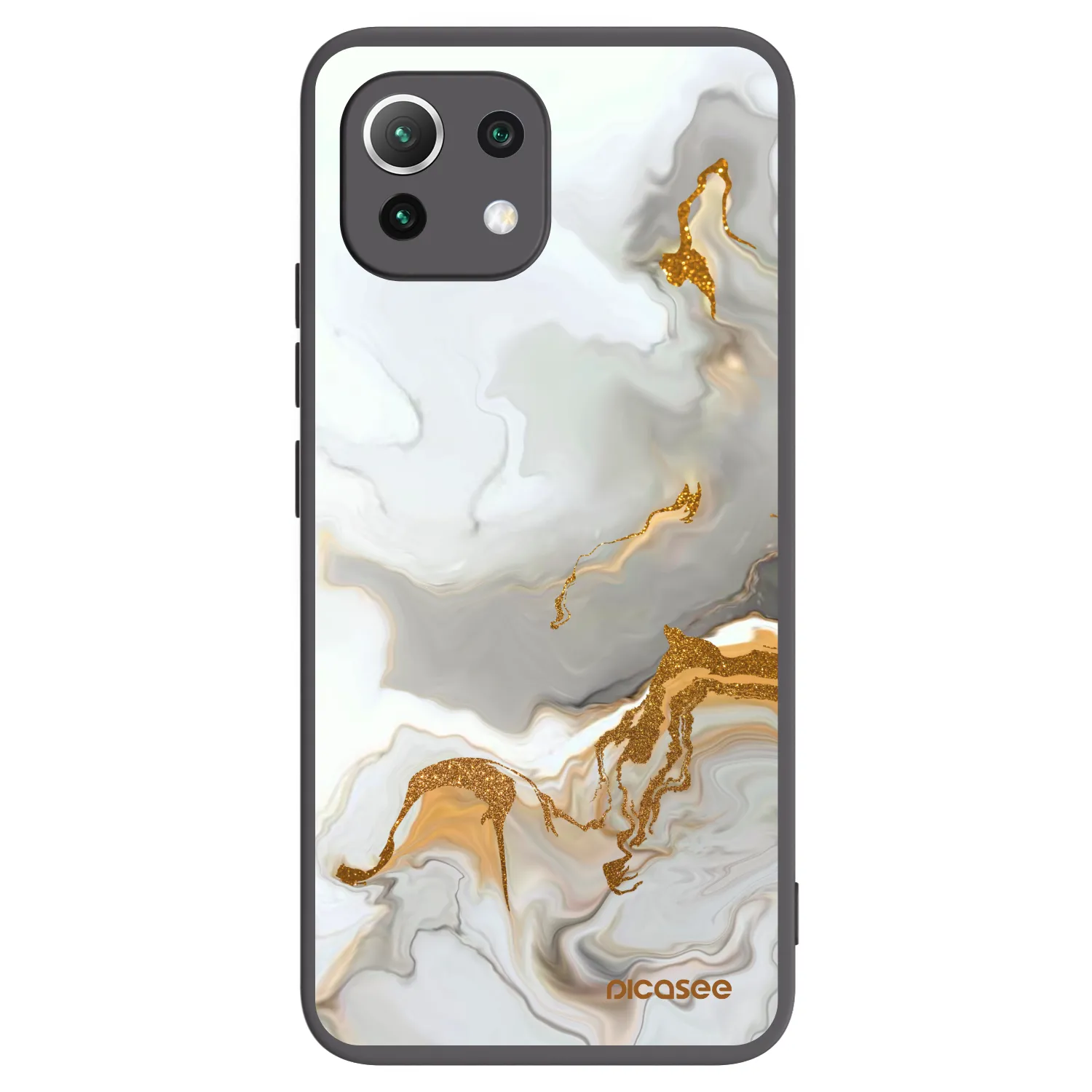 Picasee silikonowe czarne etui na Xiaomi Mi 11 Lite - Her