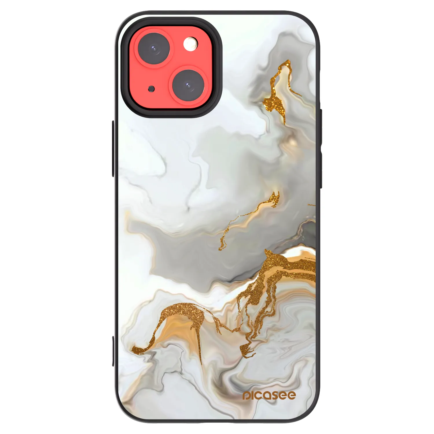 Picasee silikonowe czarne etui na Apple iPhone 13 mini - Her