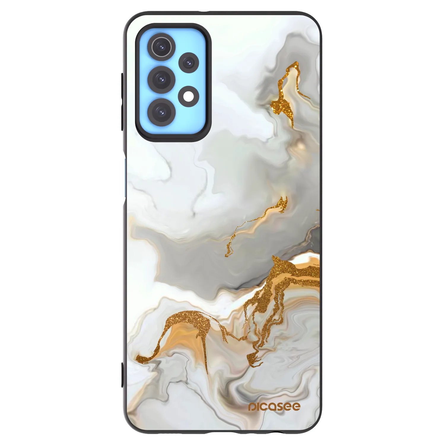 Picasee silikonowe czarne etui na Samsung Galaxy A32 4G SM-A325F - Her