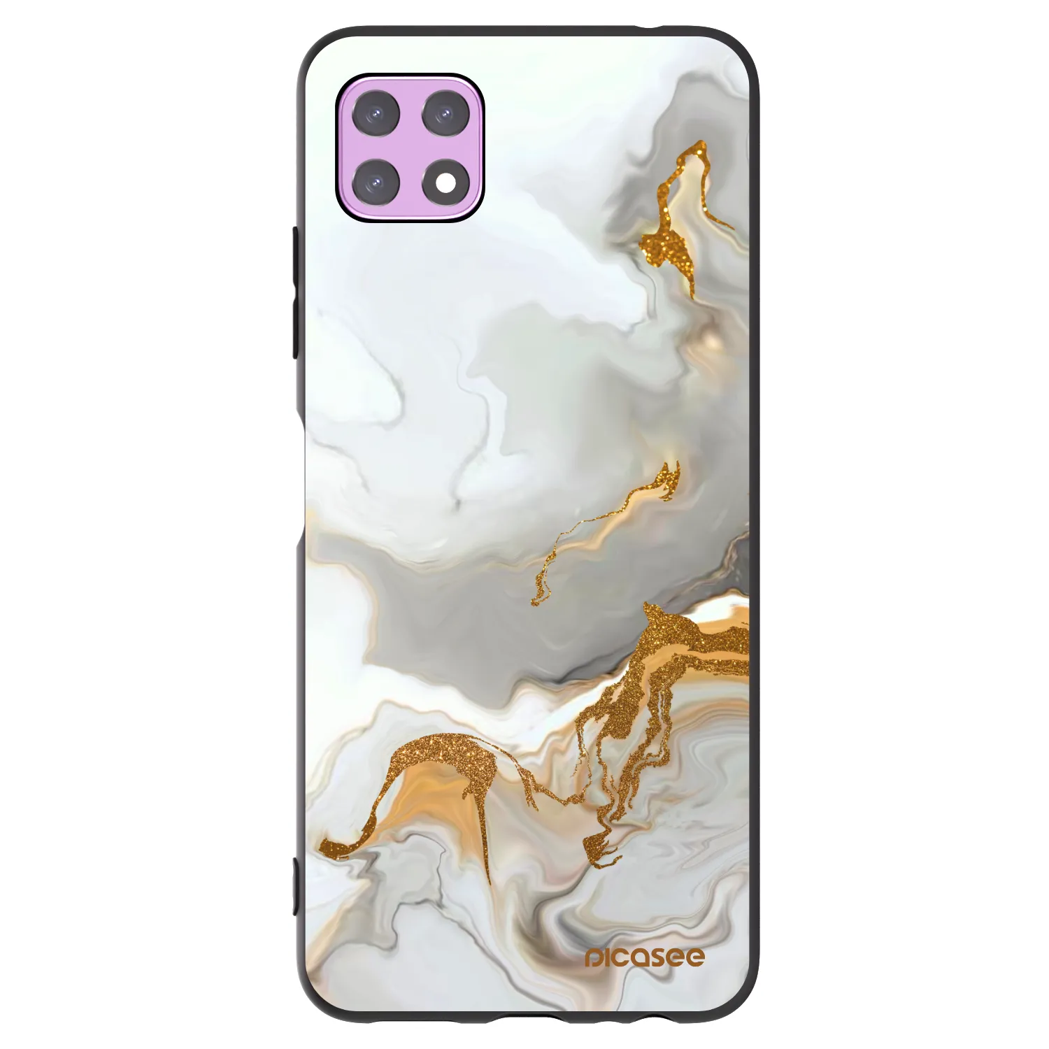 Picasee silikonowe czarne etui na Samsung Galaxy A22 A226B 5G - Her