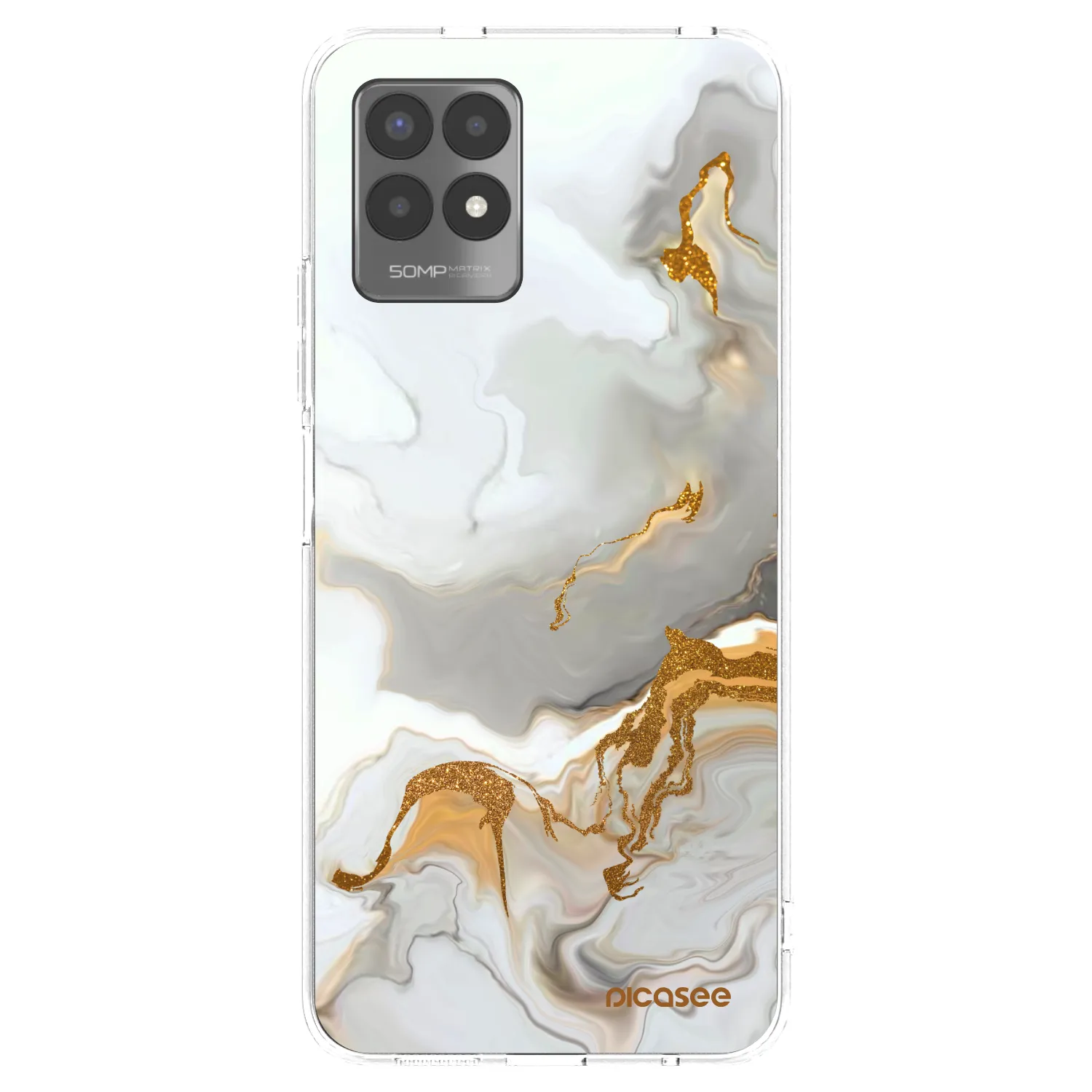 Picasee silikonowe przeźroczyste etui na Realme 8i - Her