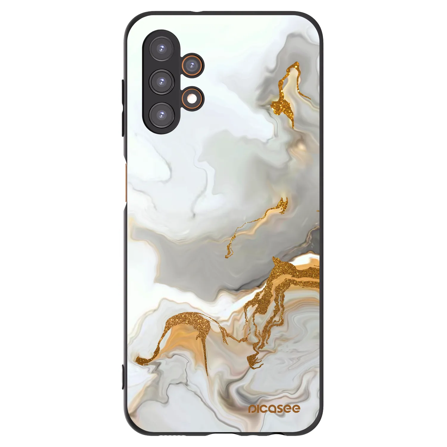 Picasee silikonowe czarne etui na Samsung Galaxy A13 4G A135 - Her