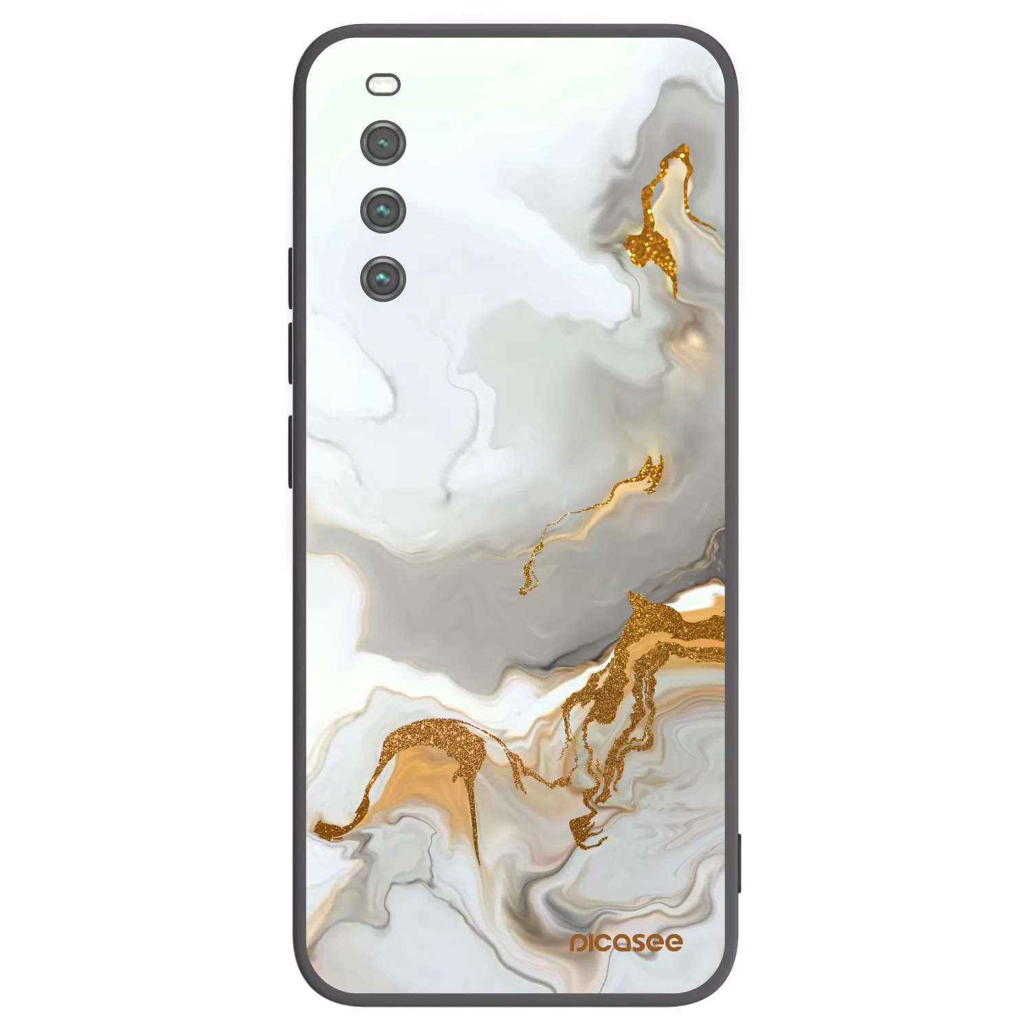 Picasee silikonowe czarne etui na Sony Xperia 10 IV 5G - Her