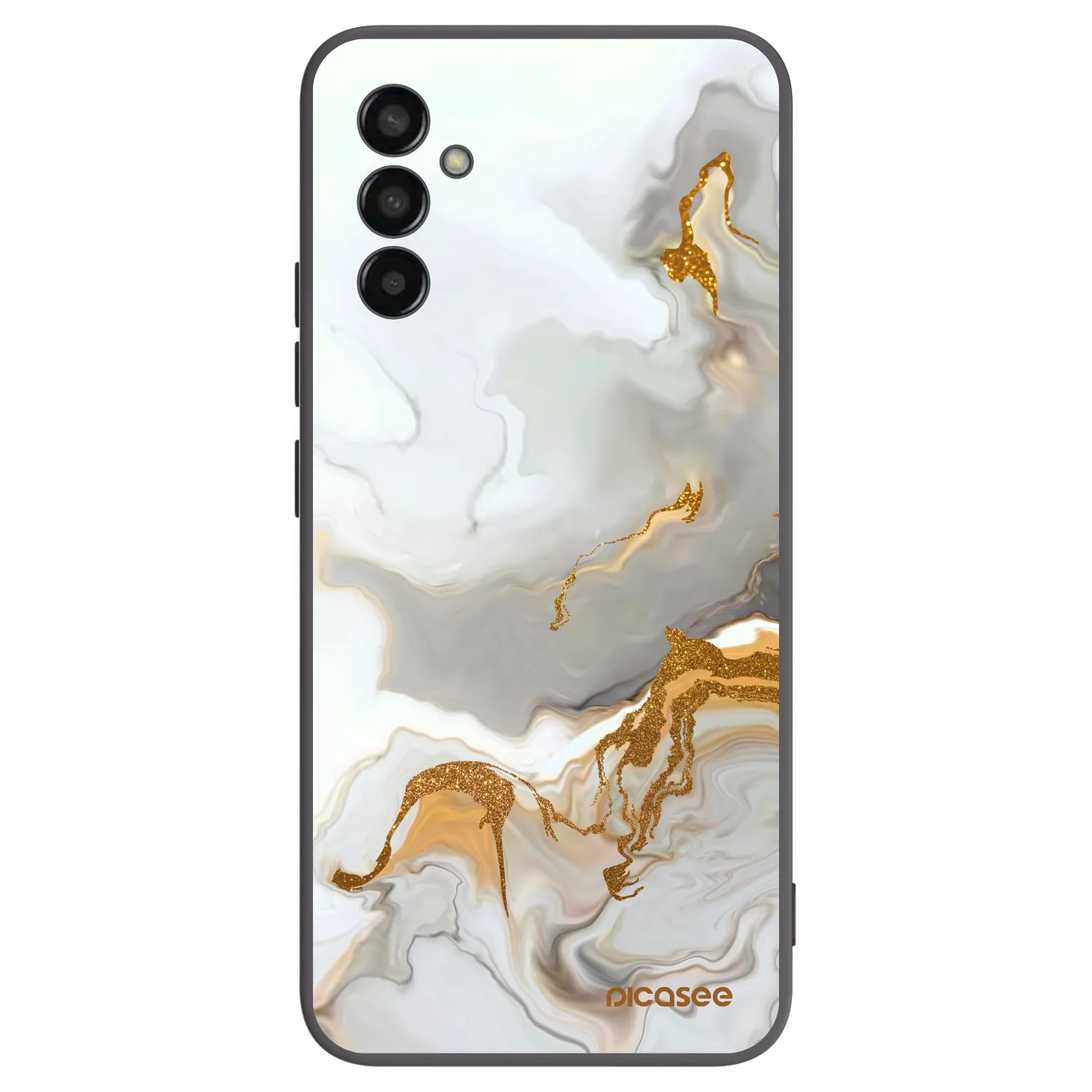 Picasee silikonowe czarne etui na Samsung Galaxy M13 M135F - Her