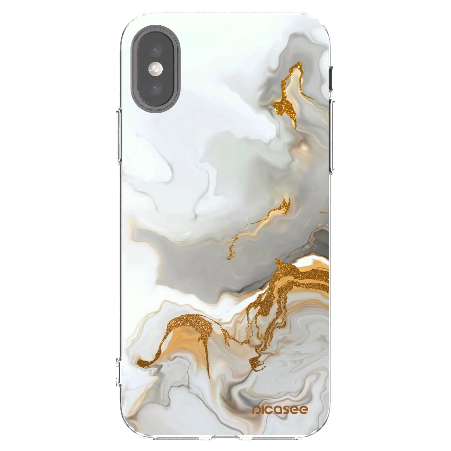 Picasee silikonowe przeźroczyste etui na Apple iPhone X/XS - Her