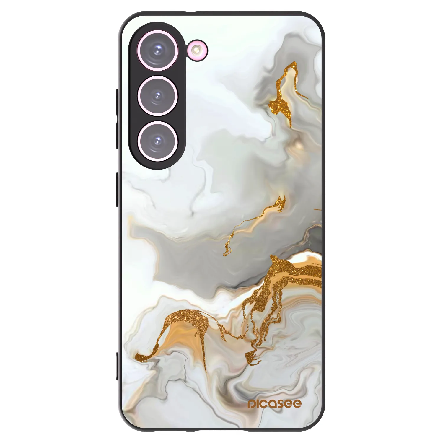 Picasee silikonowe czarne etui na Samsung Galaxy S23 5G - Her
