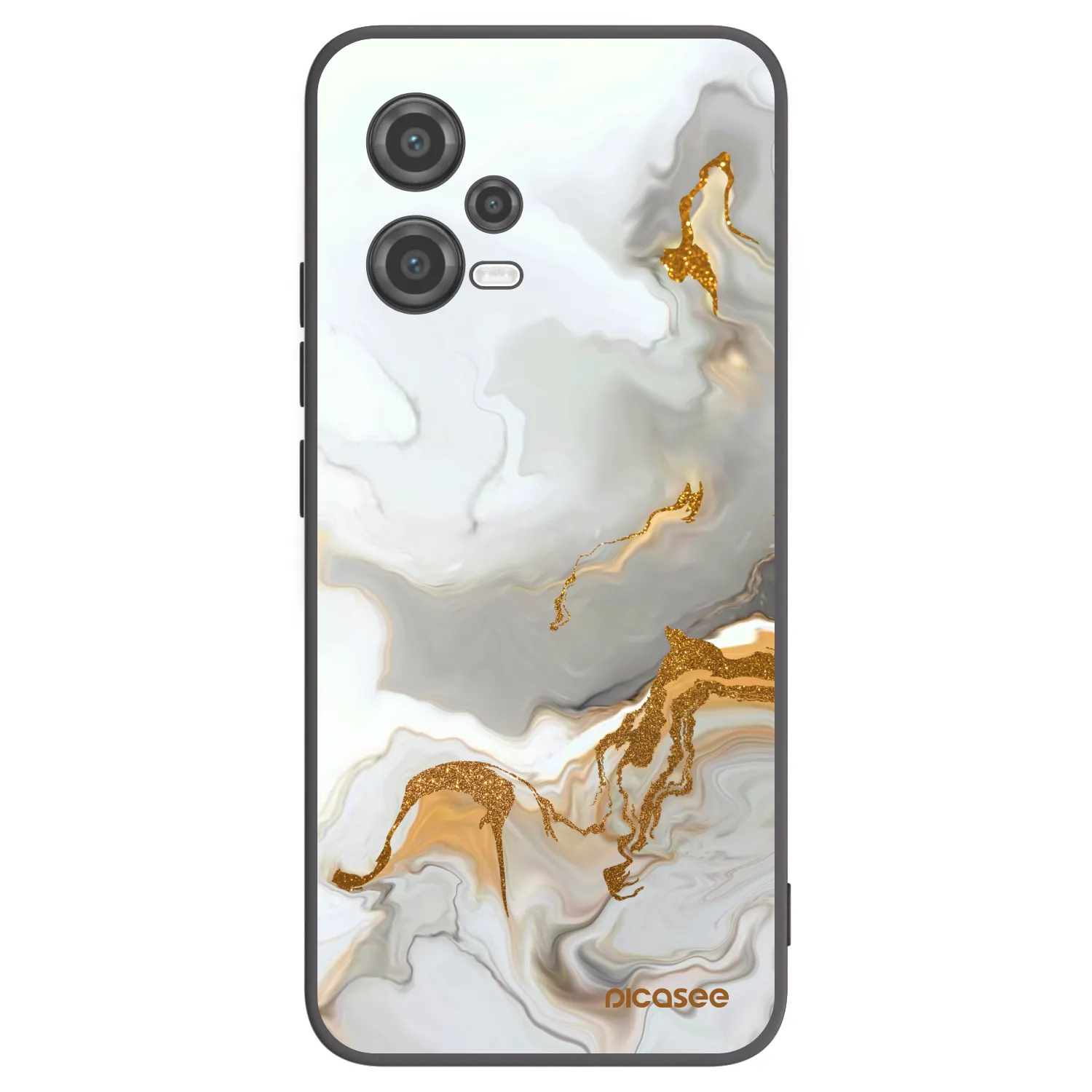 Picasee silikonowe czarne etui na Xiaomi Poco X5 - Her