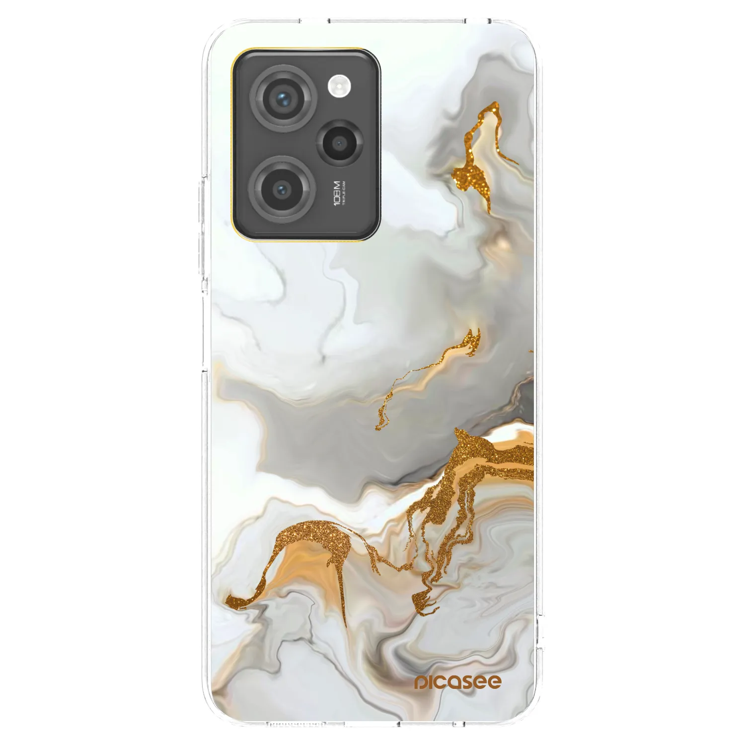 Picasee silikonowe czarne etui na Xiaomi Poco X5 Pro - Her