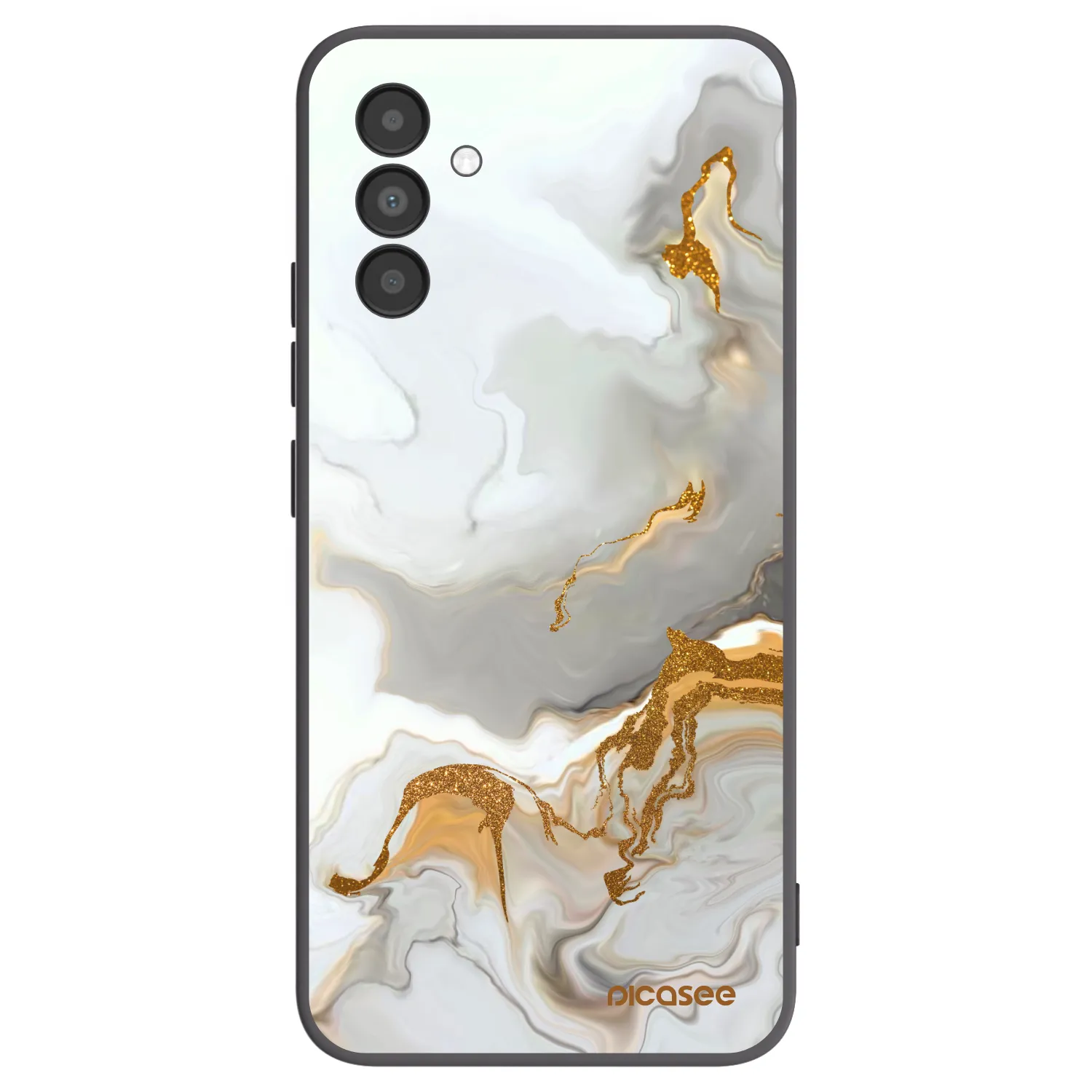 Picasee silikonowe czarne etui na Samsung Galaxy A04s A047F - Her