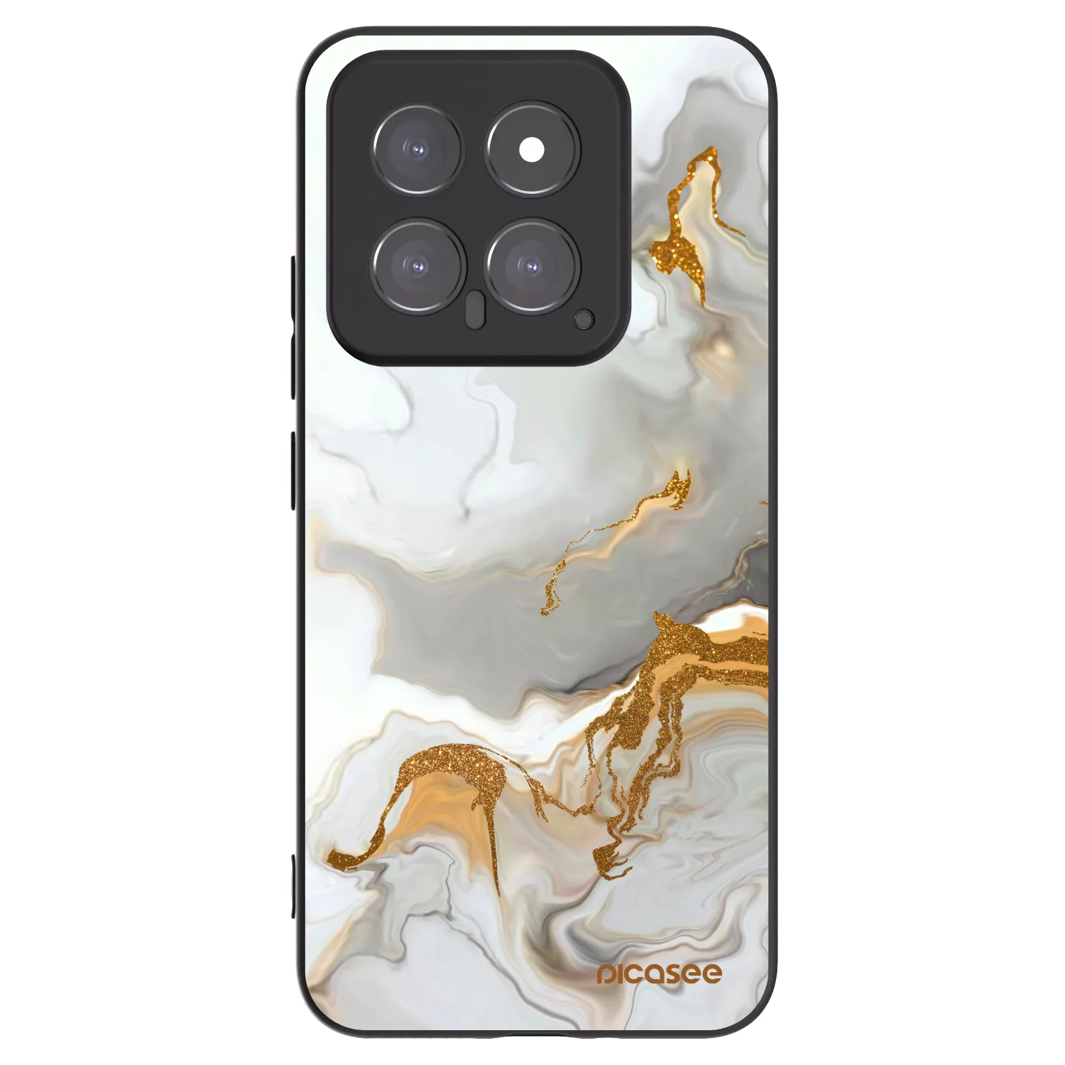 Picasee silikonowe czarne etui na Xiaomi 14 - Her