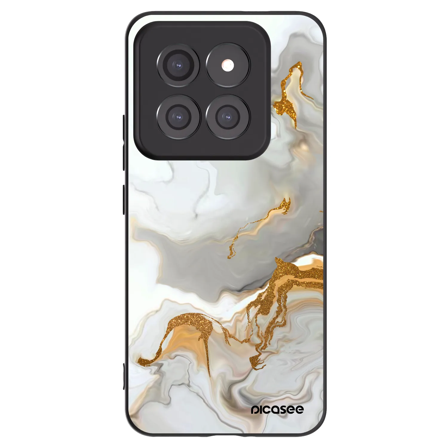 Picasee silikonowe czarne etui na Xiaomi 14 Pro - Her
