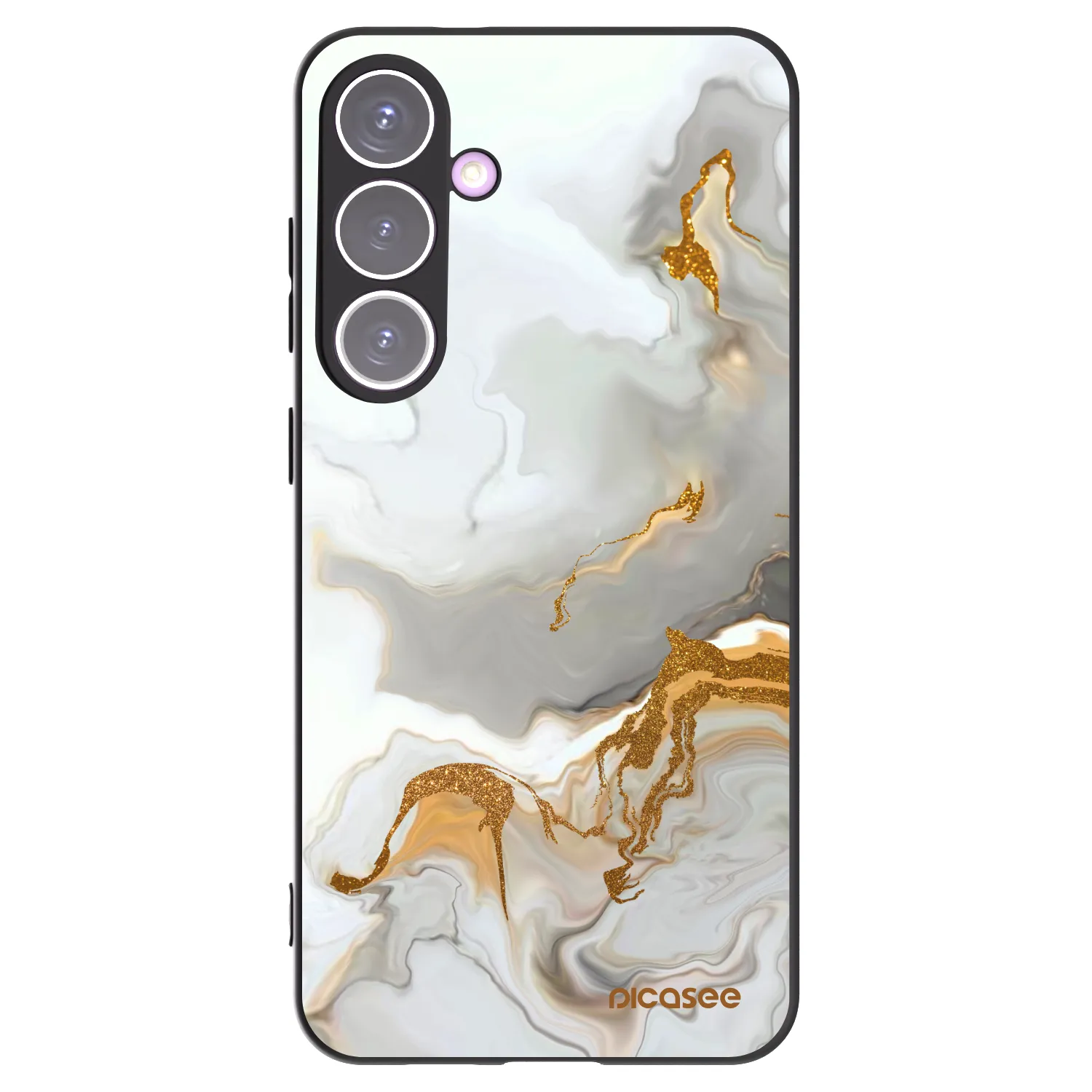 Picasee silikonowe czarne etui na Samsung Galaxy S24+ S926B 5G - Her