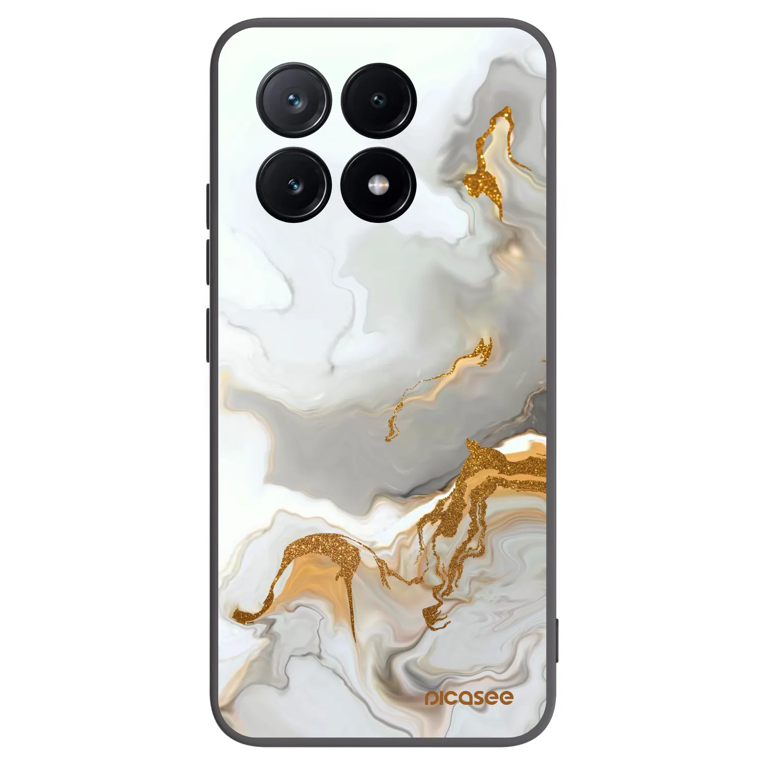Picasee silikonowe czarne etui na Xiaomi Poco X6 Pro - Her