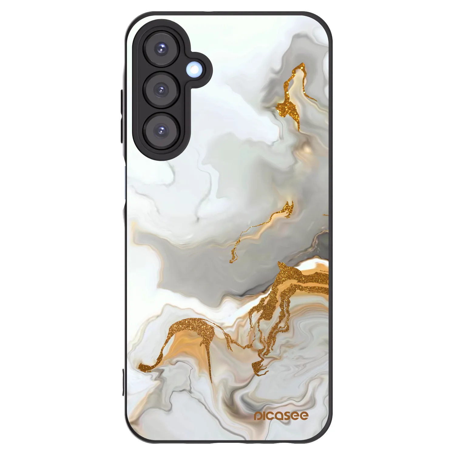 Picasee silikonowe czarne etui na Samsung Galaxy A25 A256B 5G - Her