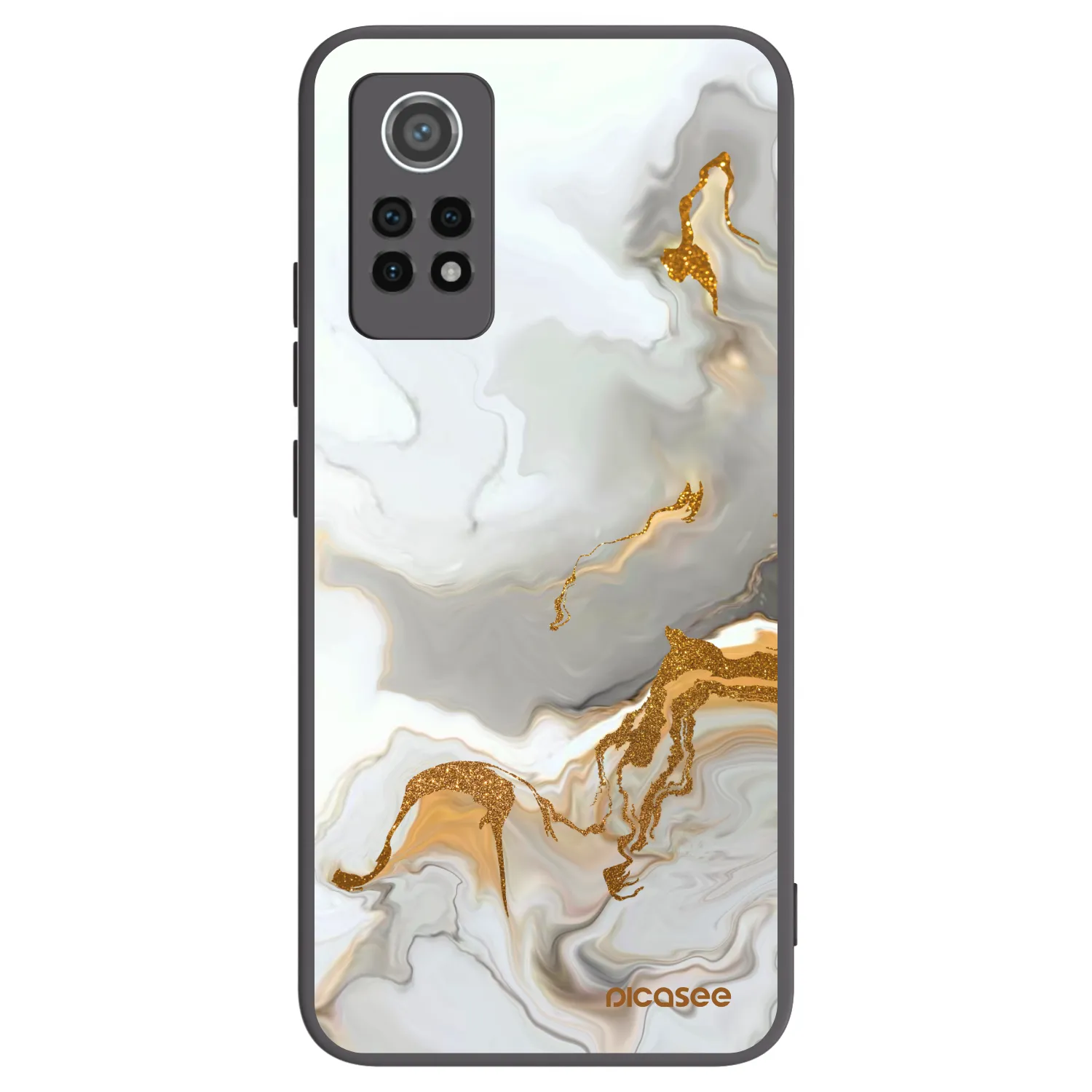 Picasee silikonowe czarne etui na Xiaomi Redmi Note 12 Pro 4G - Her