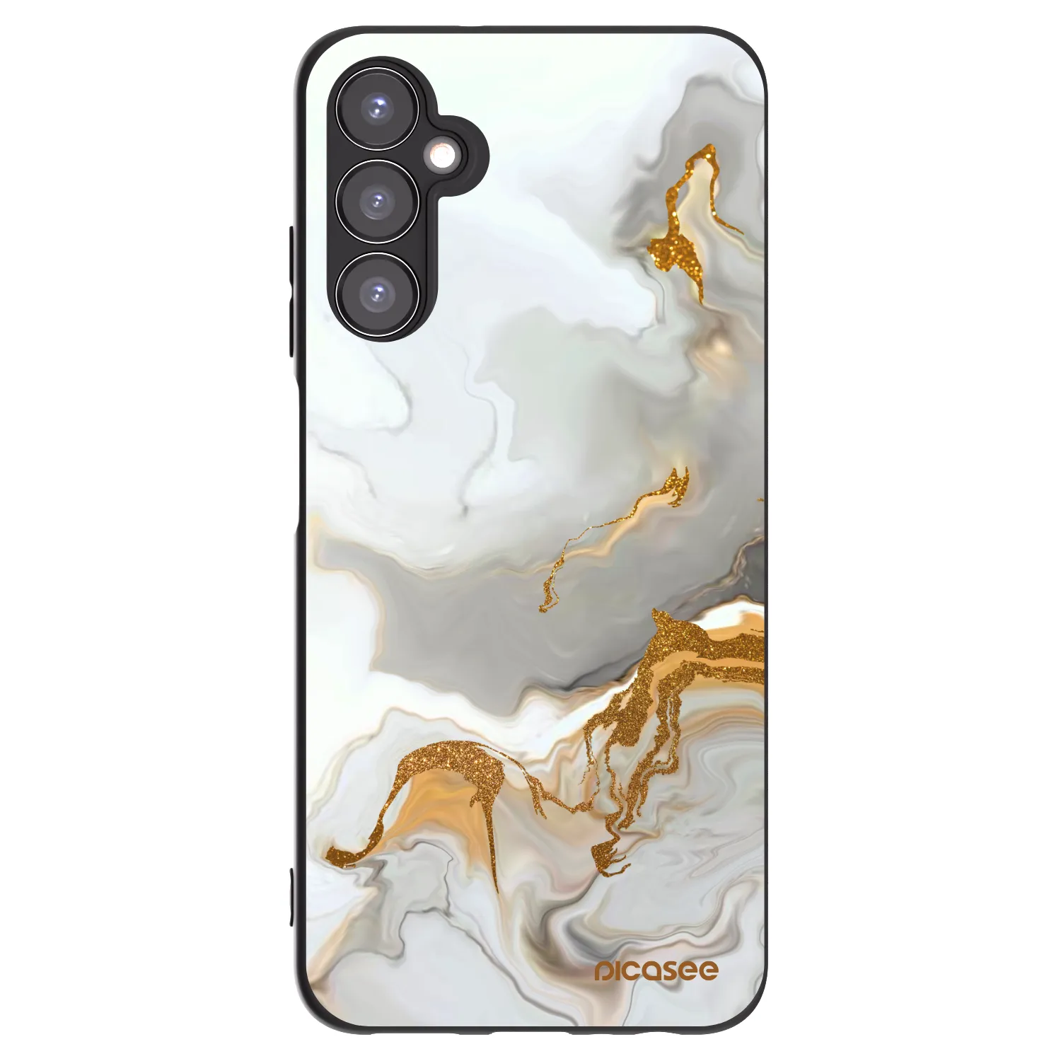 Picasee silikonowe czarne etui na Samsung Galaxy A05s A057G - Her