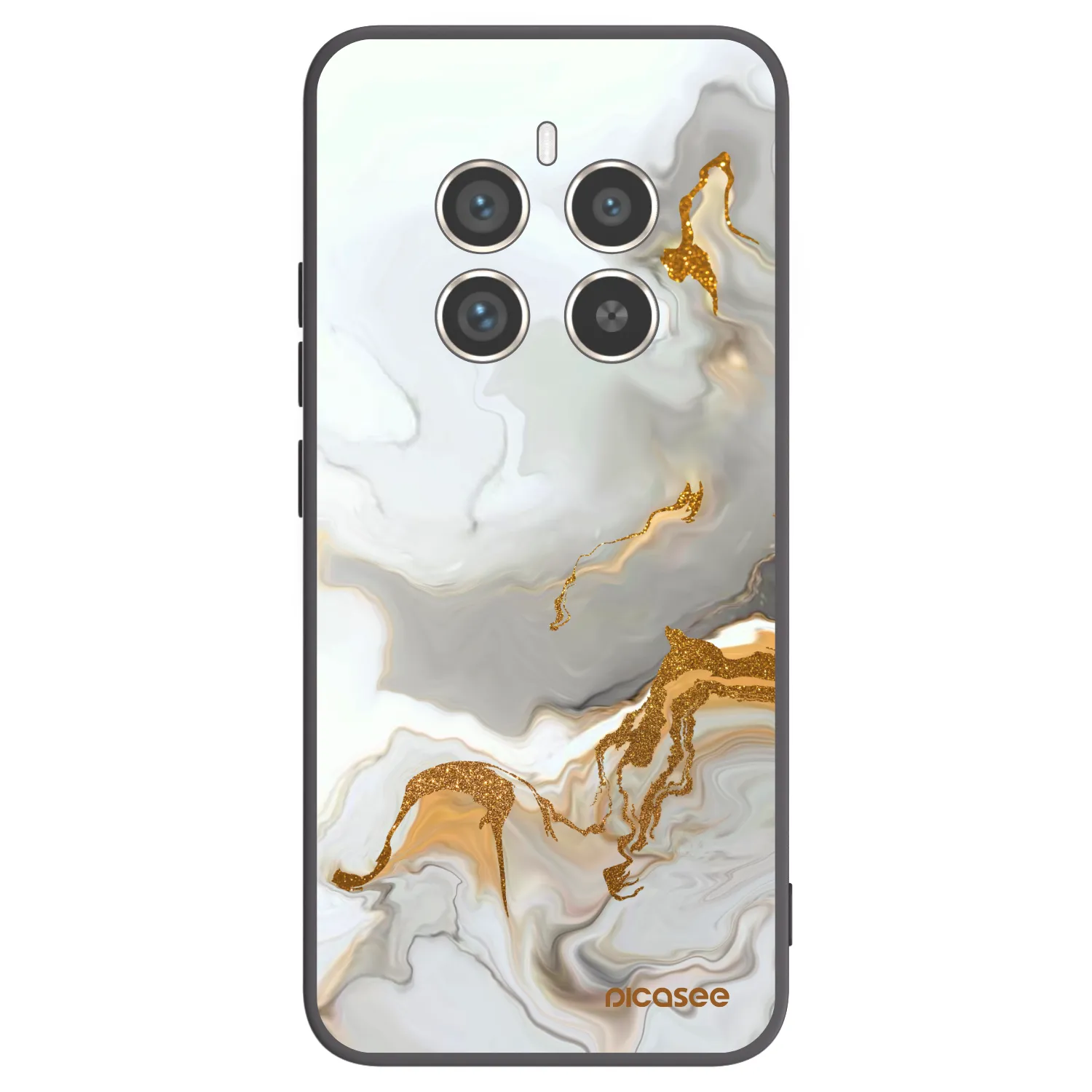 Picasee silikonowe czarne etui na Realme 12 Pro 5G - Her