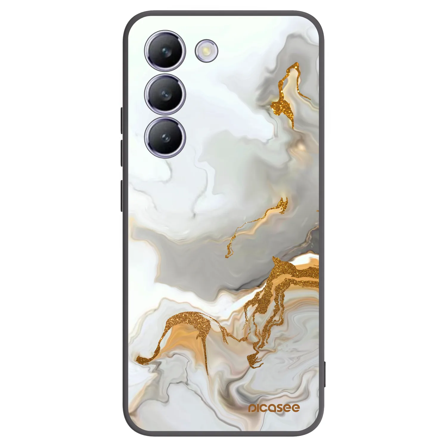 Picasee silikonowe czarne etui na Vivo V40 SE 5G - Her