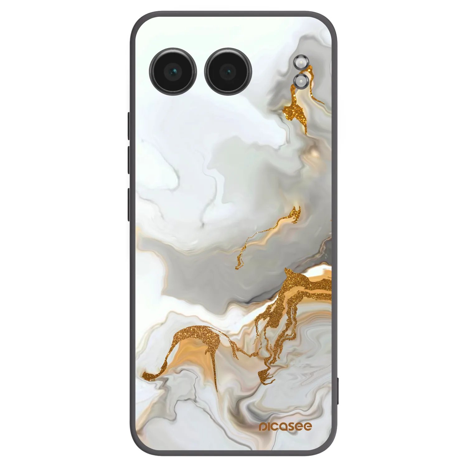Picasee silikonowe czarne etui na OnePlus Nord 4 - Her